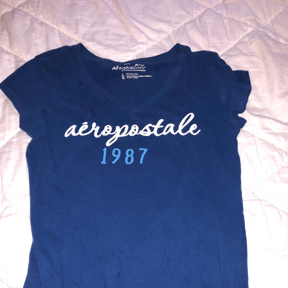 Blue Aeropostale shirt